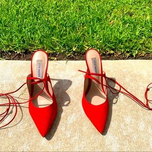 Steve Madden Lace up Mules